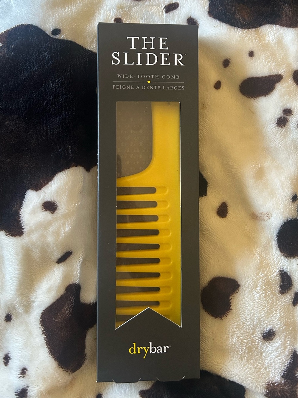 Drybar The Slider Wide Tooth Comb Yellow – New in Box